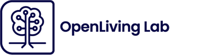 The OpenLiving Lab logo comprises a rounded box containing a graphical representation of a tree. This image is also a link to The OpenLiving Laboratory subpage